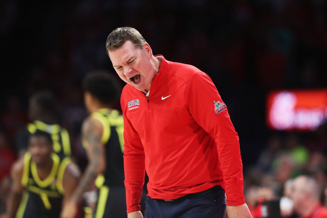 arizona-wildcats-tommy-lloyd-azuolas-tubelis-kerr-kriisa-oregon-ducks-postgame-pac12-2023-mckale