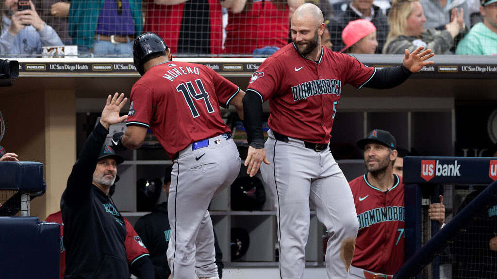 Diamondbacks' Eugenio Suarez, Gabriel Moreno hit back-to-back homers vs. Padres