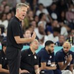 Team USA Basketball head coach Steve Kerr during Paris Olympics