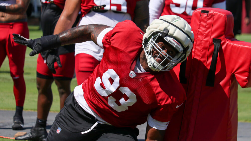 Justin Jones exits Cardinals-Lions with triceps injury, 2 other linemen exit