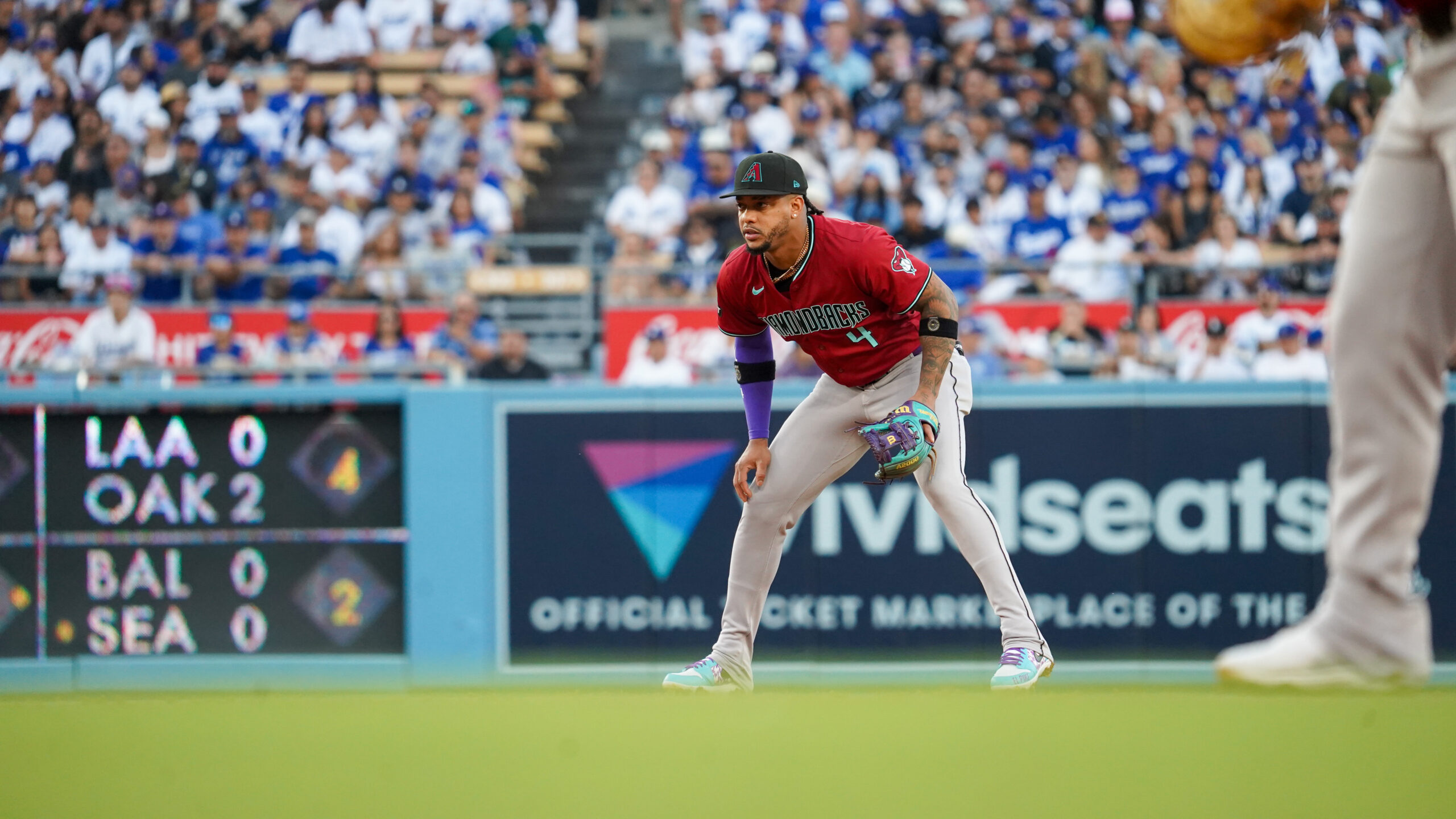Ketel Marte out of Diamondbacks' lineup vs. Giants for injury prevention