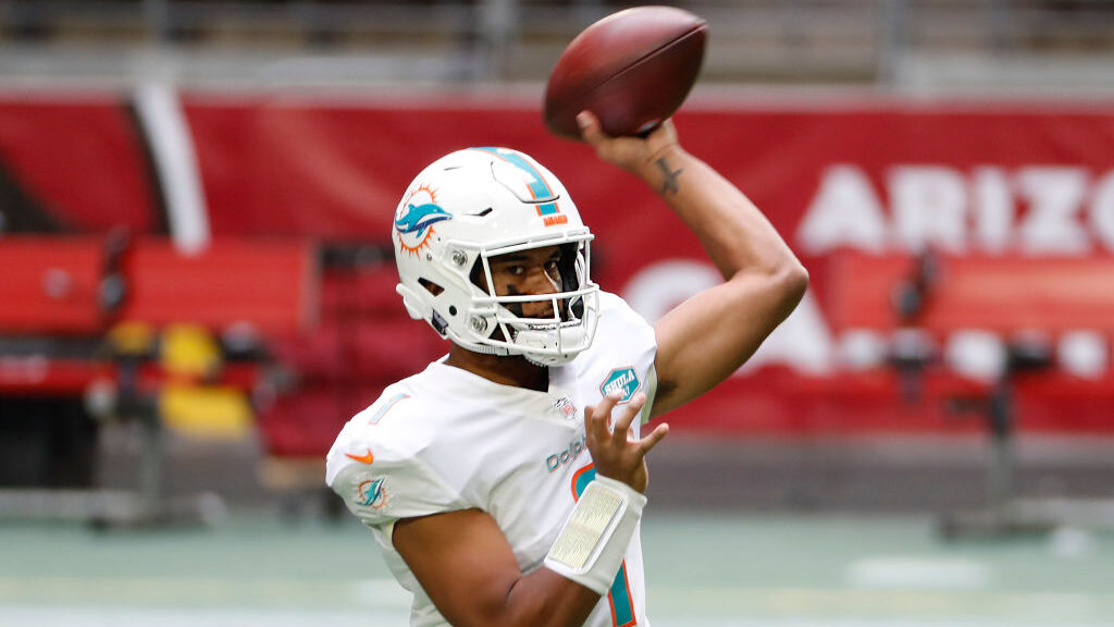 Dolphins QB Tua Tagovailoa practices for 1st time since week 2, aiming for return vs. Cardinals
