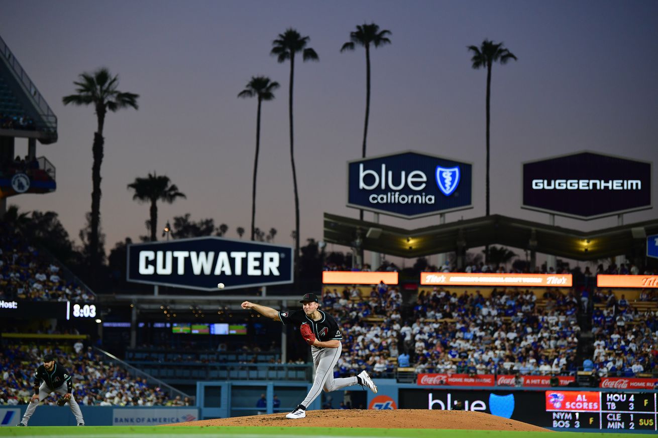 MLB: Arizona Diamondbacks at Los Angeles Dodgers
