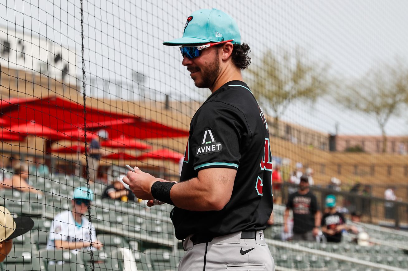 MLB: FEB 23 Spring Training - Diamondbacks at Rockies