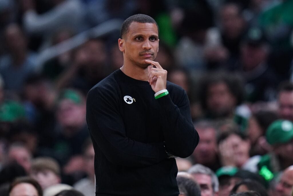 Boston Celtics head coach Joe Mazzulla
